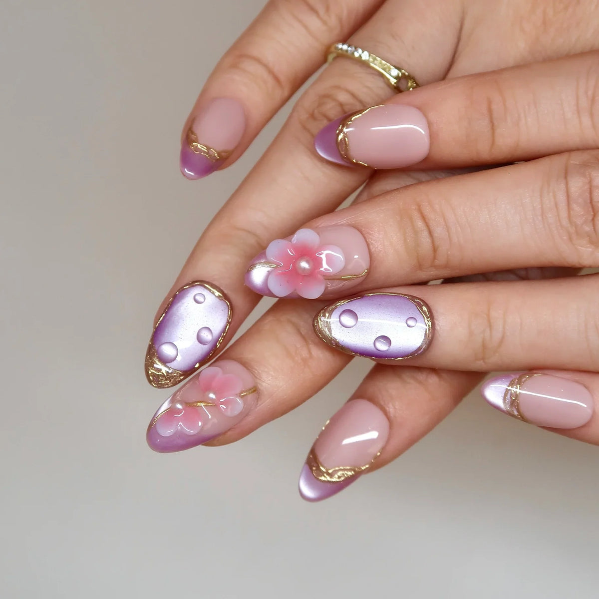 After the Rain - Ersa Nails Nude Pink PressOnNails
