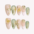Blooming Day - Ersa Nails Nude Jade PressOnNails