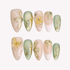 Blooming Day - Ersa Nails Nude Jade PressOnNails
