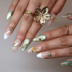 Blooming Day - Ersa Nails Nude Jade PressOnNails