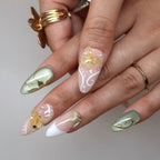 Blooming Day - Ersa Nails Nude Jade PressOnNails