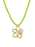 Blossom Beaded Necklace - Work Piece