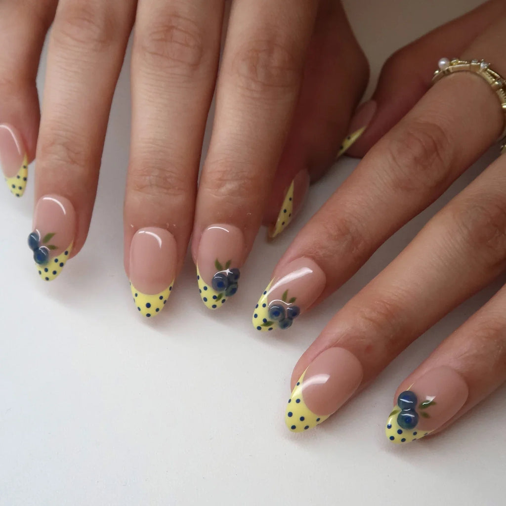 Bluebelle - Ersa Nails Nude Yellow PressOnNails