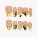 Bluebelle - Ersa Nails Nude Yellow PressOnNails