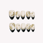 Dark Romance - Ersa Nails Nude Black PressOnNails