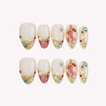 Diamond Drip - Ersa Nails Nude Red PressOnNails