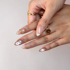 Easy Charm - Ersa Nails Nude Gold PressOnNails