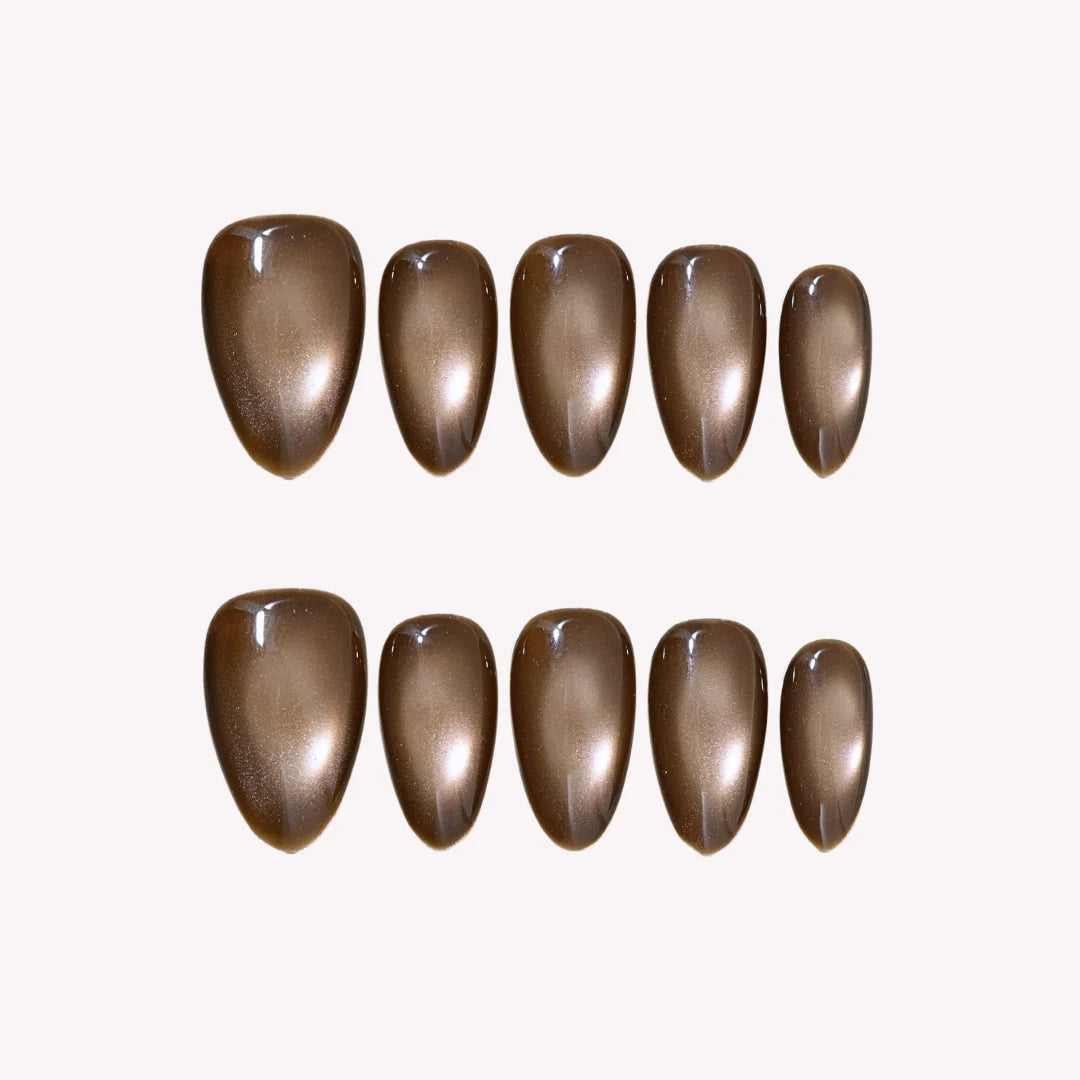 Ersa C19 - Cocoa - Ersa Nails Black PressOnNails