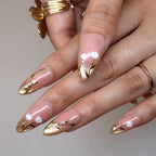 Fleur d’Or - Ersa Nails Nude Gold PressOnNails