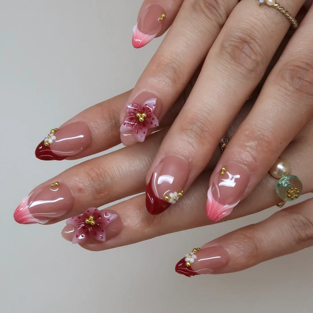 Garden Soirée- Ersa Nails Nude Pink PressOnNails
