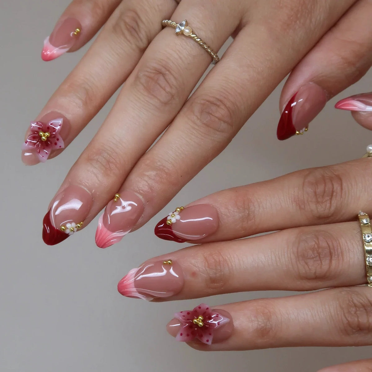 Garden Soirée- Ersa Nails Nude Pink PressOnNails