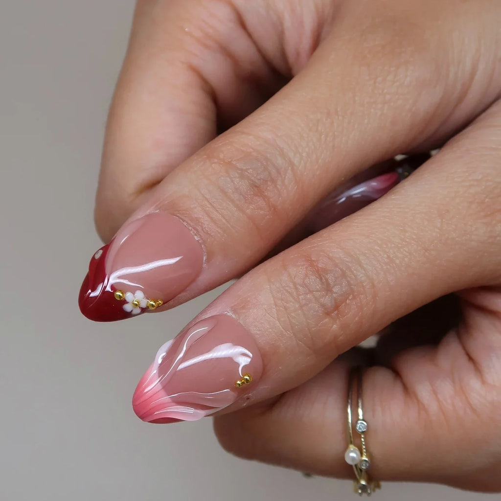 Garden Soirée- Ersa Nails Nude Pink PressOnNails