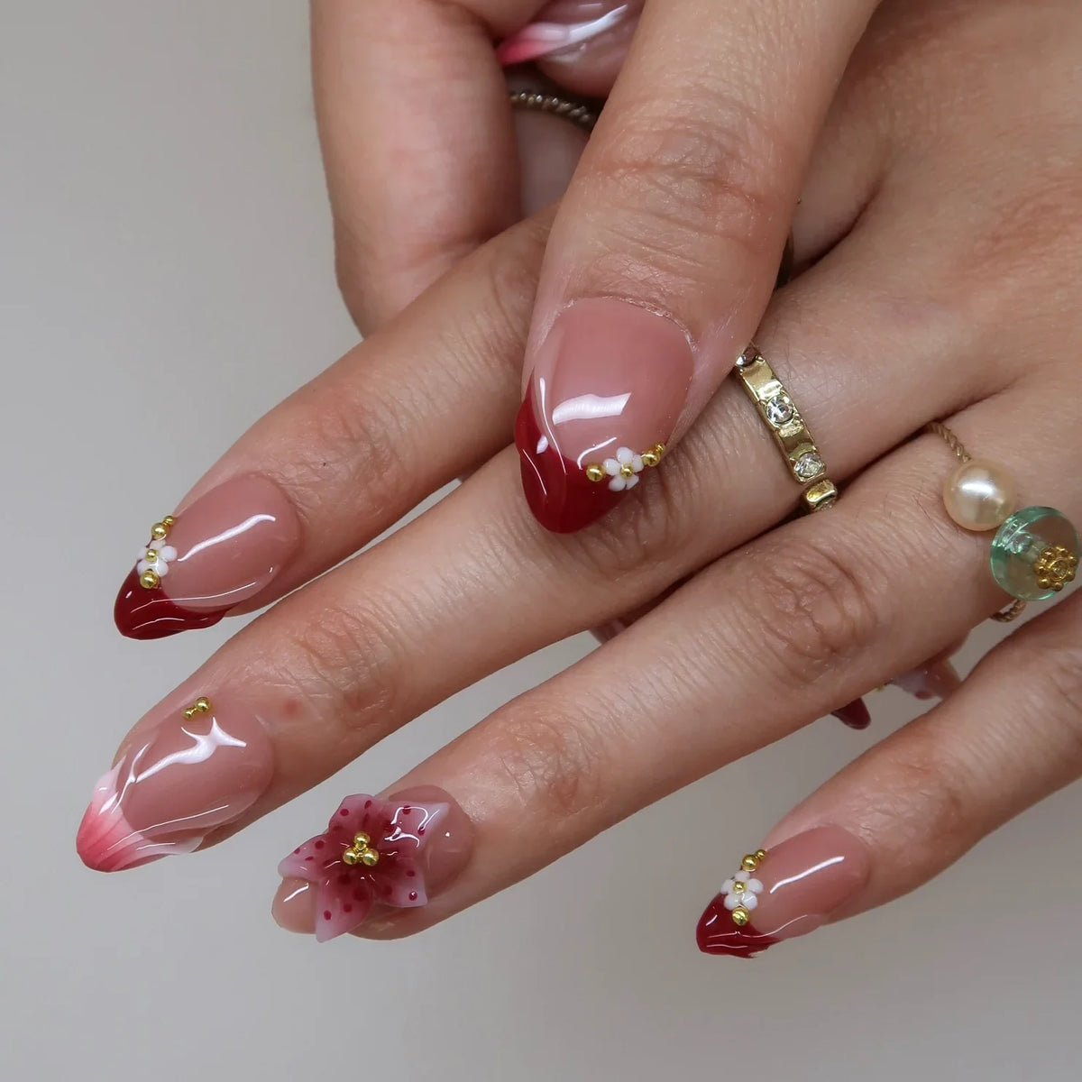 Garden Soirée- Ersa Nails Nude Pink PressOnNails
