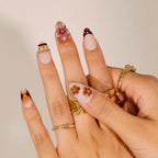 Glam Queen - Ersa Nails Nude Brown PressOnNails