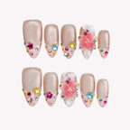 Glow Hour - Ersa Nails Nude Pink PressOnNails