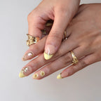 Golden Daisy - Ersa Nails Nude Yellow PressOnNails