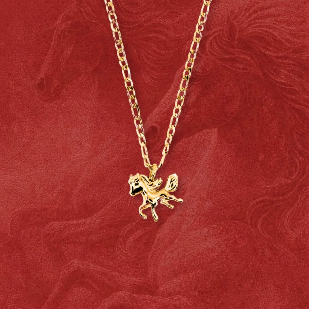 Running Horse Necklace