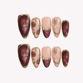 Grand Soir - Ersa Nails Nude Gold PressOnNails
