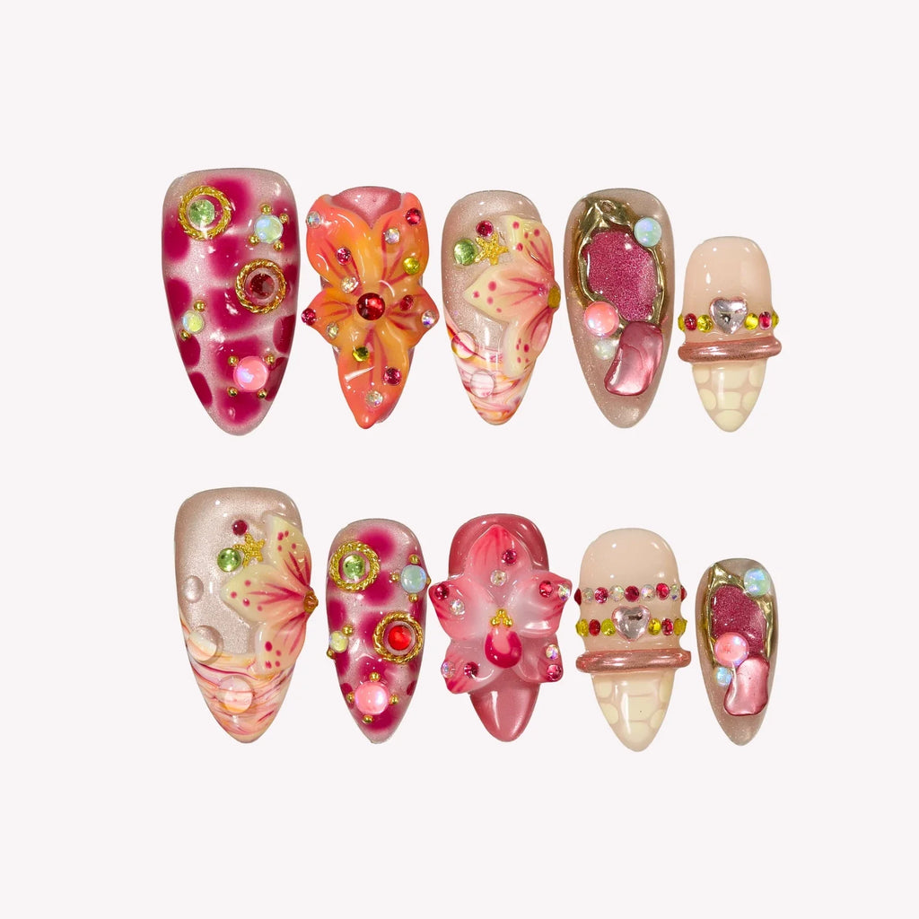 Hot Girl - Ersa Nails Purple Nude PressOnNails