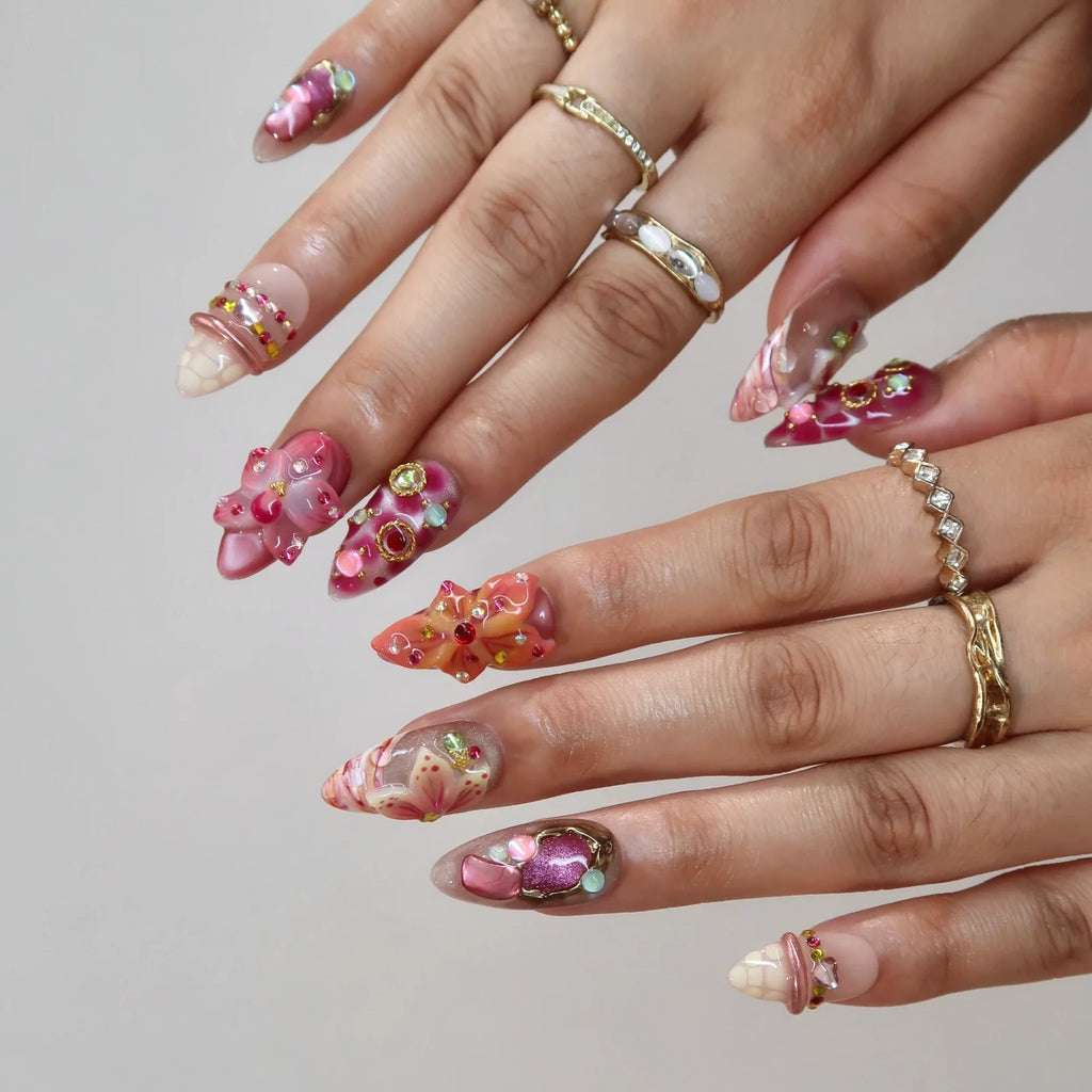 Hot Girl - Ersa Nails Purple Nude PressOnNails