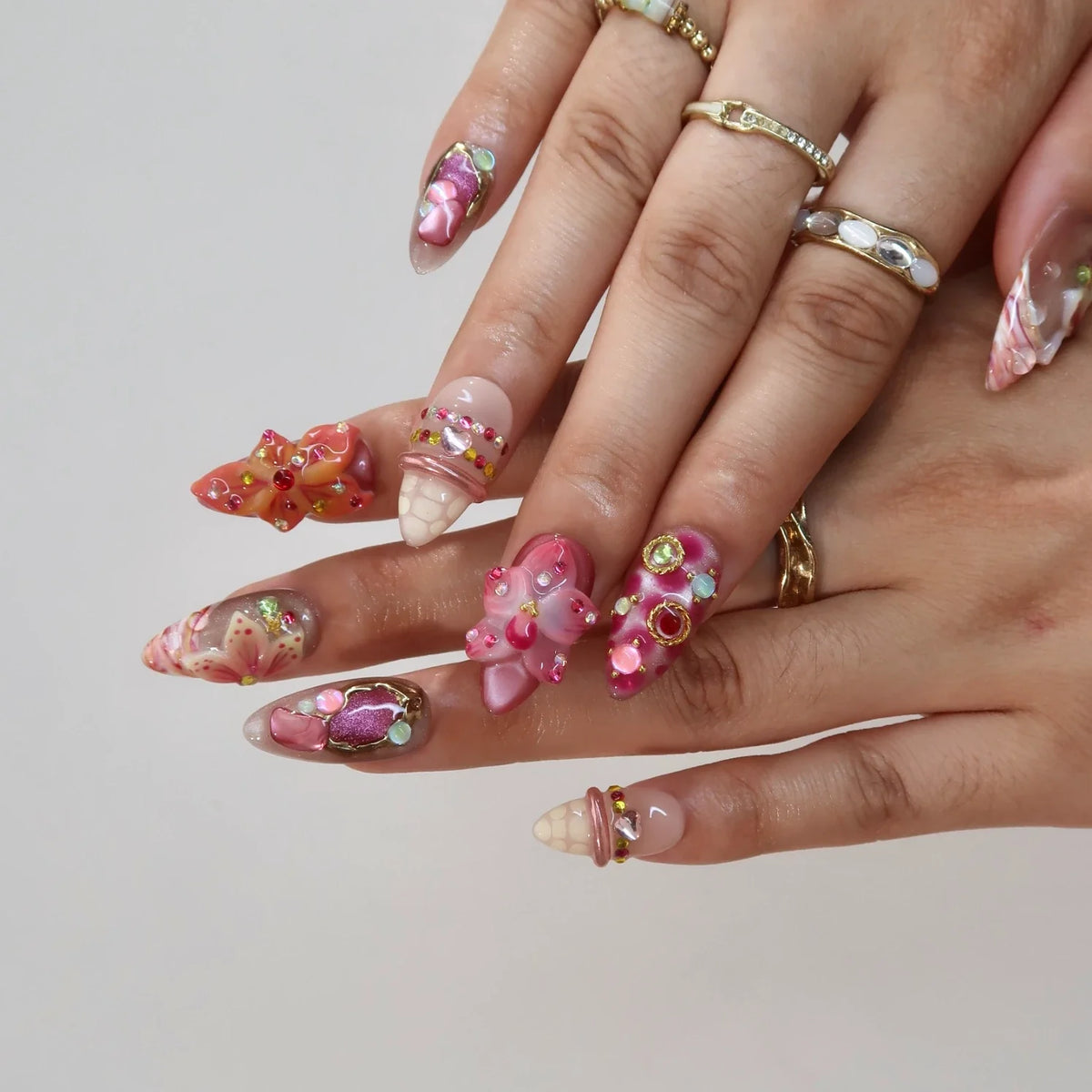Hot Girl - Ersa Nails Purple Nude PressOnNails