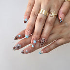 Hot Snack - Ersa Nails Nude Brown PressOnNails