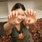 Lazy Sunlight - Ersa Nails Gold PressOnNails