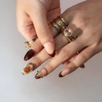 Little Moments - Ersa Nails Nude Brown PressOnNails