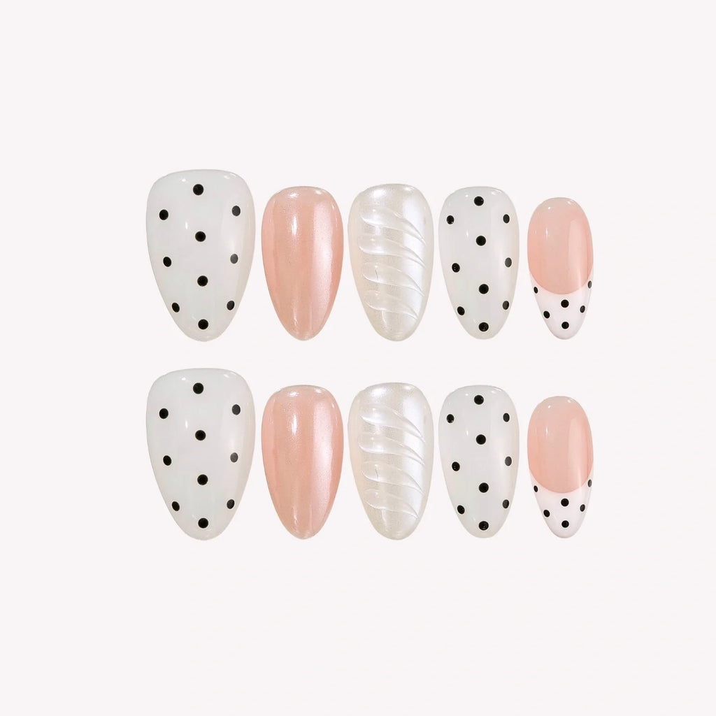 Milky Pearl - Ersa Nails Nude White PressOnNails