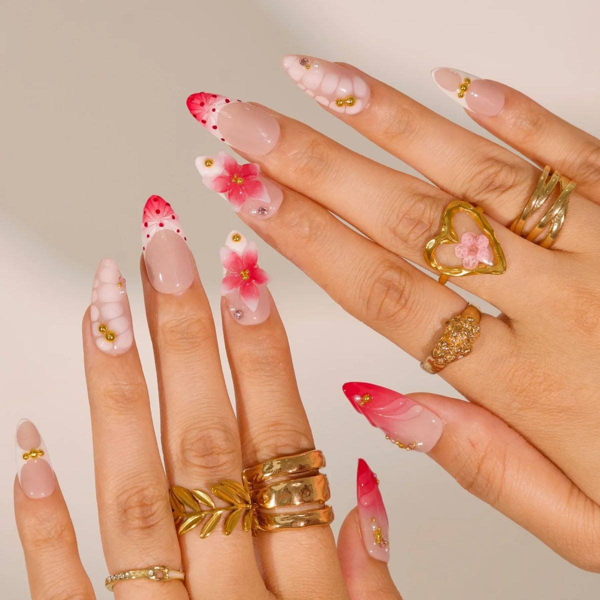 Pastal Bloom - Ersa Nails Nude Pink PressOnNails