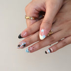 Peppy - Ersa Nails Nude Blue PressOnNails