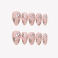 Petal by Petal - Ersa Nails Nude Silver PressOnNails
