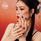 Ruby Venom - Ersa Nails Nude Red PressOnNails