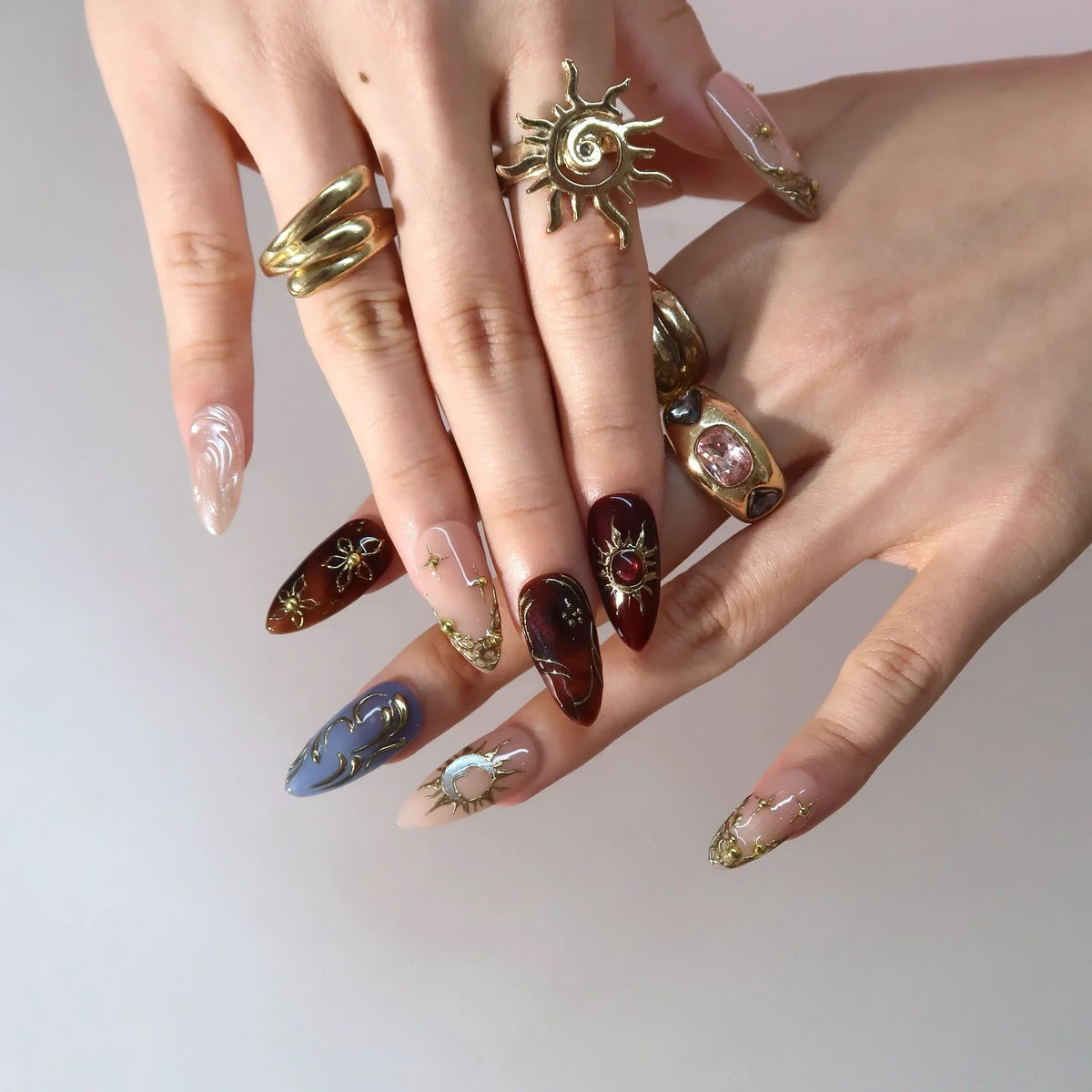 Secret Arcana - Ersa Nails Nude Brown PressOnNails