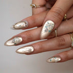 Soft Days - Ersa Nails Nude Gold PressOnNails