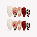 Starlet - Ersa Nails White Red PressOnNails