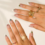 Starry Kiss - Ersa Nails Nude PressOnNails