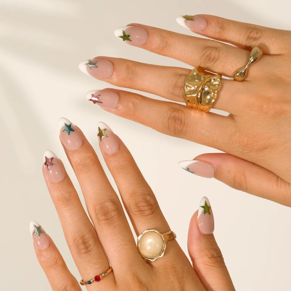 Starry Kiss - Ersa Nails Nude PressOnNails
