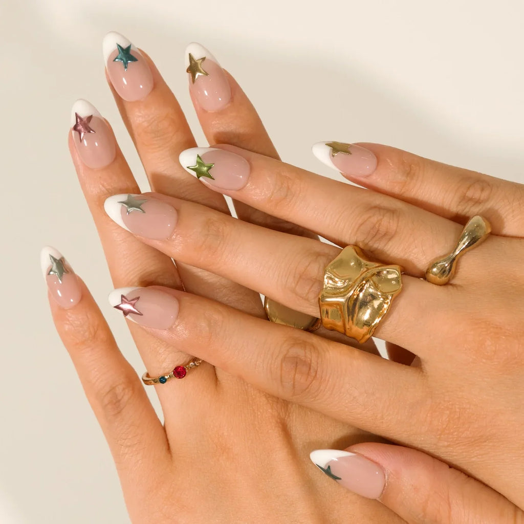 Starry Kiss - Ersa Nails Nude PressOnNails