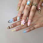 Sweet Escape - Ersa Nails Nude Yellow PressOnNails