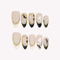 Sweet Tricks - Ersa Nails Nude Black PressOnNails