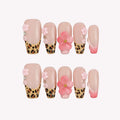 Undefined - Ersa Nails Pink Brown PressOnNails
