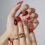 Velvet Rouge - Ersa Nails Nude Red PressOnNails
