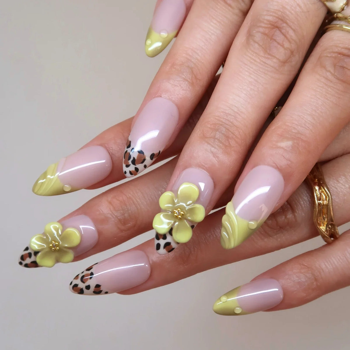 Wild Honey - Ersa Nails Nude Yellow PressOnNails
